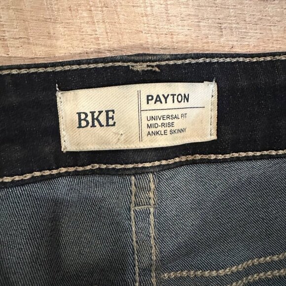 BKE WOMENS PAYTON UNIVERSAL FIT MID RISE ANKLE SKINNY PANTS JEANS 33 - Picture 6 of 11